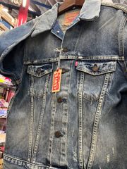 残り1点‼️逸品‼️Levi's Levis リーバイス⚫︎デニム　ヴィンテージクロージング　デニムジャケット