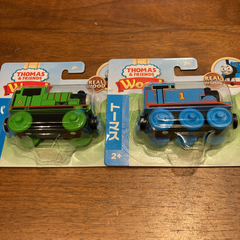 きかんしゃトーマス 木製レールシリーズ　 トーマス  、パーシー  2個セット
