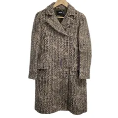 イタリア製　グレー ニット コート　CIVIDINI イタリア製 グレー ニット コート CIVIDINI イタリア製 グレー ニット