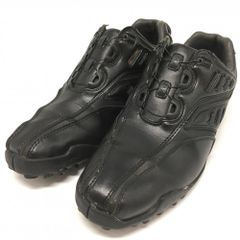 ★SALE20％OFF★【美品】フットジョイ ゴルフシューズ 黒×ゴールド 45218J BOA スパイクレス  メンズ 25.5 ゴルフウェア FootJoy