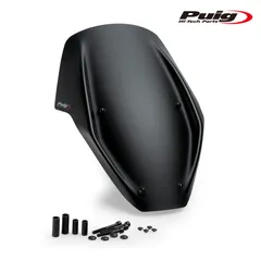 Puig 21713J WINDSHIELD NEW GENERATION ADJUSTABLE [MATT BLACK] DUCATI DIAVEL V4(24-25) プーチ ニュージェネレーションNKスクリーン