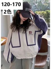 キッズ 子供服 ジャケット ショットコート 長袖 マウンテンパーカー トップス 薄手 アウター ジュニア 女の子 春秋 おしゃれ 子供コート こども服 ジャンパー ウインドブレーカー ジップアップ KCFC086(2色120-170)