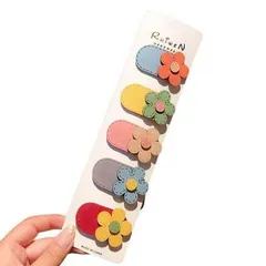 女の子 ヘアアクセサリー 5個セットA 髪飾り ヘアクリップ ヘアピン