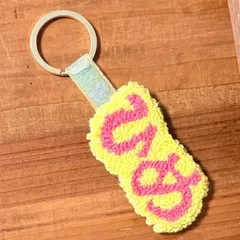 【オーダー専用】名入れネームタグ🐶犬・猫・ペット用／刺繍入り【名入れチャーム】ネームタグ／バッグ・鍵・ペットにも🎁