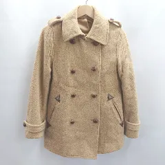 ◇ ⊂ Bianca`s closet 木製ボタン 長袖 コート サイズ S ベージュ系 レディース E  【1412090066900】