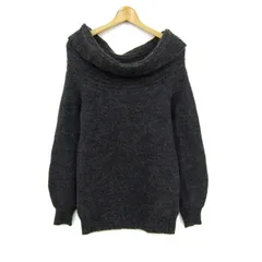 アンタイトル ニット セーター 長袖 ウール/モヘヤ/カシミヤ混  ブランド トップス レディース 2サイズ ダークグレー UNTITLED 【中古】