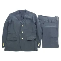 uniform experiment ユニフォームエクスペリメント セットアップ UE-80000/UE80001 付属品あり 金ボタン テーラード ジャケット 3B スラックス パンツ グレー系 L【中古】のサムネイル