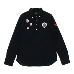 サイズ：1 PEARLY GATES パーリーゲイツ  長袖ポロシャツ  ブラック系 [240101474367] ゴルフウェア レディース ストスト