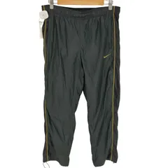 ナイキ NIKE スウッシュロゴ刺繍 切替 サイドライン 裏地メッシュ ナイロン パンツ メンズ  L