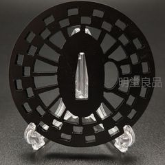 BK092　日本刀装具　刀鍔　透し　鉄地　透　鍔　刀剣美術　重量：約106G