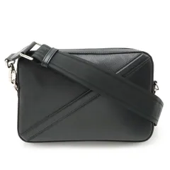 【美品】フェンディ サコッシュ ショルダーバッグ レザー×キャンバス FF柄 黒 美品】フェンディ サコッシュ ショルダーバッグ レザー