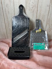 ツボエ　厚板ステンレス　大鬼おろし金　特大　大型キャベツスライサー