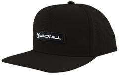 新品 ジャッカル(JACKALL) フラットビル ロゴキャップ ブラック CA-A002