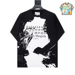 【今日WTO】Maison Margiela High - Version Black - and - White Splatter Graffiti Tee -US94
