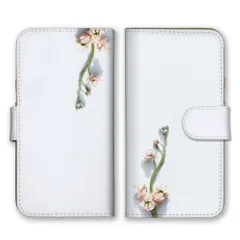 iPhone14 ケース 手帳型 アイフォン14 スマホケース 携帯ケース 花 花柄 植物 バラ 薔薇 可愛い おしゃれ シンプル 上品 白 エレガント カラー08