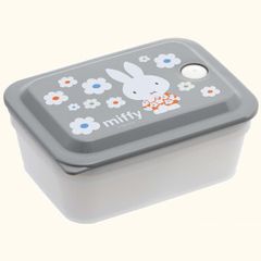 【特価商品】スケーター(Skater) 抗菌 弁当箱 450ml ふわっと 盛れる パッキン 一体型 エアーバルブ付 1段 ミッフィー モノトーン PAS5AG-A