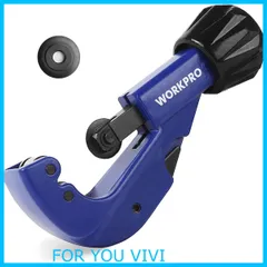 【特価セール】WORKPRO パイプカッター 切断能力3～32mm 亜鉛合金ボディー 合金鋼ブレード 硬度HRC58 替刃1枚内蔵 面取りブレード付き 銅・アルミ・塩ビ管対応可能
