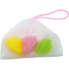 ピアベルピア 泡立てチュッ 泡立てスポンジ＆ネット ／ ソープ 石けん 洗顔 日本製 ビューティサポー【メール便】