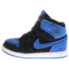 NIKE (ナイキ) TD AIR JORDAN 1 RETRO HIGH OG ROYAL REIMAGINED エアジョーダン1 レトロ ハイ ロイヤルリマジンド キッズ ハイカットスニーカー US9C/15.0cm FD1413-042