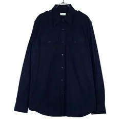 Dries Van Noten グレー/黒 ボタンシャツ 44 DRIES VAN NOTEN（ドリスヴァンノッテン）カジュアルシャツ 黒