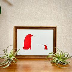 訳アリ☆アウトレット品☆新品☆額付アートポスター★絵画☆andy warhol★アンディ・ウォーホル☆アメリカンポップアート◎犬☆ドッグ☆