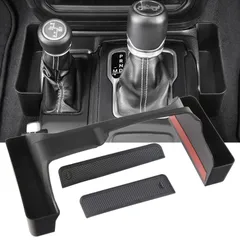 ルビコン スポーツ サハラ ラングラーJL グラディエーター JT 4XE 2018 ジープ 2019 2020 2021 収納ボックス 2022 2023 2024 コンソール ギア カスタム 収納ボックス 整理 YOCTM 小物入れ カーアクセサリー ノン