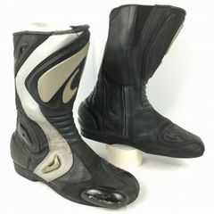 <SALE>FORMA/ファーマ　本革/レザー　ライディング/オフロード/バイクブーツ　size45　29.0-29.5程度〈黒/BLACK/ブラック〉プロテクター有　bike/　Boots/Shoes〕菅No.WN70 #BUZZBERG