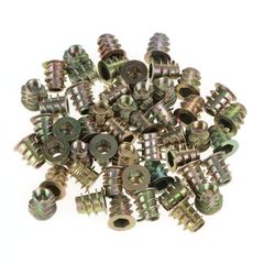 新品 50個 インサートナット亜鉛合金六角ナット 埋め込みナット ねじ込みタイプ 家具用六角ナット 六角ナット 補修工具 接合金具 高硬度 家具 木工 DIY M5x10
