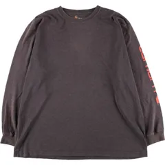 古着 カーハート Carhartt ORIGINAL FIT ロングTシャツ ロンT メンズXXL相当/eaa429628