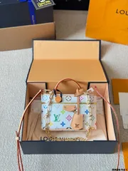 【今日特価】LV 2025 村上隆 白三彩 Vanity Chain Pouch ルイ・ヴィトン 2025 村上隆 白三彩 ヴァニティ チェーン ポーチ