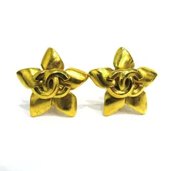     中古 シャネル CHANEL Bランク イヤリング スター 花柄 96P ココマーク ゴールド ヴィンテージ CHANEL レディース 【送料無料】【西神店】