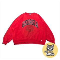 90s 古着 ラッセルアスレティック スウェット カレッジ系 レッド 2XL