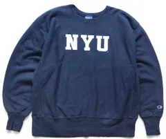 美品 チャンピオン(NYU) XLサイズ 即決 美品 NYU 12oz USA企画品 XLサイズ(日本3XL）Champion REVERSE