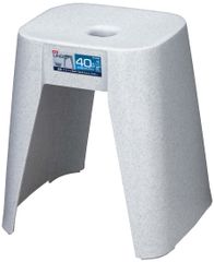 【迅速発送】新輝合成 トンボ ユニード 風呂椅子 Ag 抗菌 引っ掛け 乾きやすい 立ち座りが楽 ホワイト ストーン 幅37×奥行32.5×高さ40cm 日本製