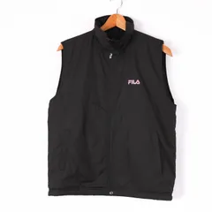 FILA GOLF フィラゴルフ リバーシブル中綿ベスト　ネイビー×白 フィラゴルフ 中綿リバーシブルベスト×ブルゾン ネイビー×白