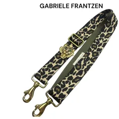 未使用 GABRIELE FRANTZEN バッグストラップ ベルト チーター ガブリエルフランツェン GABRIELE FRANTZEN タイガーバッグ