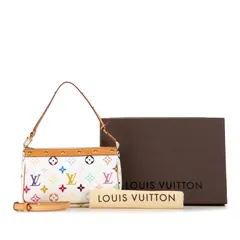 ルイ ヴィトン モノグラム マルチカラー ポシェット アクセソワール M92649 ブロン ホワイト PVC レザー レディース LOUIS  VUITTON【222-60825】 - メルカリ