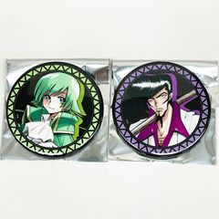 미사용 샤먼 킹 TSUTAYA 캔 배지 2 종 세트