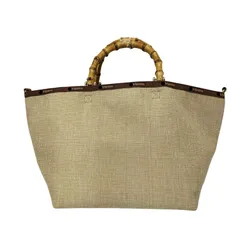レスポートサック　バンブーMサイズ MEDIUM BAMBOO TOTE 2ブラックインク（トートバッグ