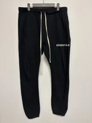 FEAR OF GOD フィアオブゴッド FOG ESSENTIALS エッセンシャルズ スウェット パンツ サイドライン 黒 ブラック Mサイズ 美品