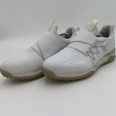 TIGORA ティゴラ ゴルフシューズ 極スイング スパイクレス ダイヤル式 ホワイト メンズ 28cm C-3-9