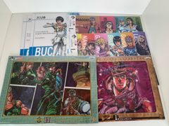 조조의 기묘한 모험 이치 반 쿠지 클리어 포스터 3종 4장 비주얼 매트 2종 세트