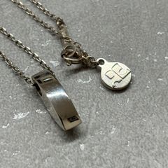 courreges ネックレス ロゴプレート アレンジ ITARY 新品 - メルカリ