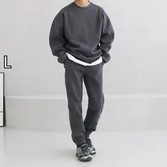[L]秋冬 コーデ メンズ  服 シンプル ファッション オシャレ 大人 かっこいい 大きいサイズ ストリート 紳士服 ラウンドネック スウェットシャツ スーツ カジュアル ジャケット 韓国スタイル 快適 ズボン スウェット パンツ 