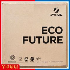 スティガ エコ フューチャー ECO FUTURE 卓球用裏ソフトラバーレッド/ブラック Y卓球店(STIGA) [M便 1/4]