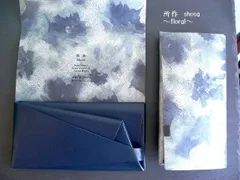 所作 shosa 長財布 ロングウォレット モネ 睡蓮 箔押し floral SH101FL