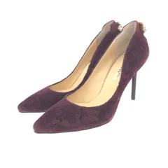 新品同様 Ⅶ XII ⅩⅩⅩ セブントゥエルブサーティー 表記サイズ:23  パンプス  ボルドー  スエード レディース　240001139270