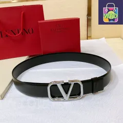 【今日特価】VALENTINO GARAVANI VLOGO SIGNATURE ダブルサイドベルト