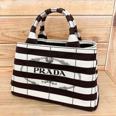 プラダ　PRADA　カナパ　トートバッグ　ブラウン 茶
