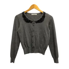 【再値下げしました❣️】エムプルミエ　カーディガン　ブラウン 再値下げしました❣️】エムプルミエ カーディガン ブラウン